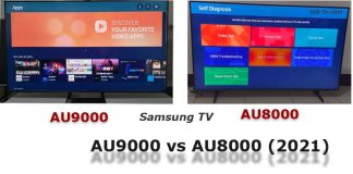 Samsung TV AU8000 vs AU9000 ero: TV: Kumpi kannattaa ostaa?