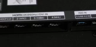 HDMI-portit 4K@60Hz HDCP 2.2, ARC, 10Bit, MHL selitetty