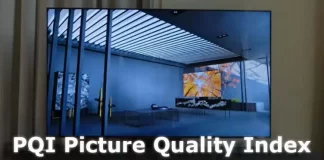 PQI Samsung TV:n kuvanlaatuindeksin selitys