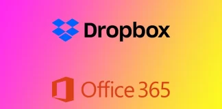 Dropboxin lisääminen Office 365:een paikkana