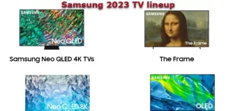 Samsungin vuoden 2023 TV-mallisto, selitys sarjoittain