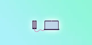 Miten heittää puhelin kannettavaan tietokoneeseen