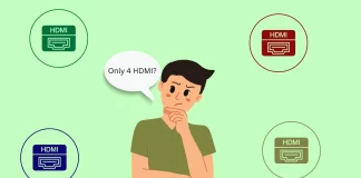 Miksi televisiossasi ei ole enemmän kuin 4 HDMI-porttia?