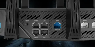 10GE-portti WIFI-reitittimessä