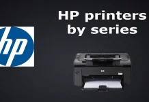 HP-tulostimien tuotesarjat, mallistot ja valmistajat