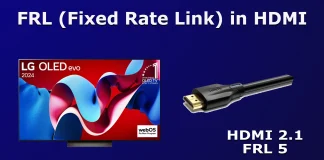 FRL Fixed Rate Link HDMI-porteissa selitetty