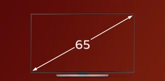 65-tuumaisen television mitat: Kuinka leveä on 65-tuumainen televisio?