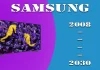 Samsung-televisiomallit vuosittain