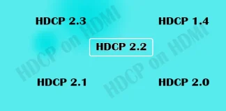 HDCP HDMI:ssä, yhteensopivuusversiot HDCP