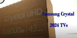Samsung Crystal 2024 -sarjan televisiot, erot ja vertailu