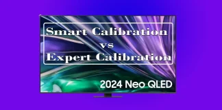 Samsung TV, Smart Calibration ja Expert Calibration – selitys