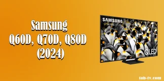 Samsung Q60D, Q70D, Q80D -televisioita (2024) vertailussa.