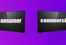 Koti- ja kaupalliset televisiot, erot ja ominaisuudet