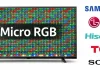 Micro RGB-, RGB Evo- ja TCL Mini RGB -televisiot