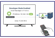 Kolmannen osapuolen sovellukset Samsung-televisioissa ja kehittäjätila