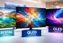 Samsung-televisioiden kategoriat ja ryhmät vuosina 2012–2026