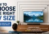 Kuinka valita oikea television koko