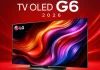 LG TV OLED evo AI G6 4K 2026, tekniset tiedot