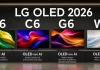 LG OLED -televisiot 2026