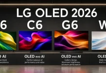 LG OLED -televisiot 2026