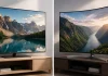 Tasaiset ja kaarevat televisiot, niiden erot