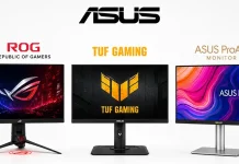 ASUS-näytöt, mallisarjat ja niiden erot