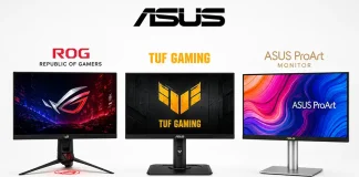 ASUS-näytöt, mallisarjat ja niiden erot