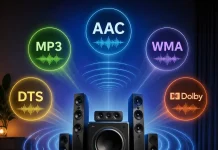 AAC-, MP3-, WMA-, DTS- ja Dolby-äänikoodekit selitetty yksinkertaisesti