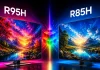 Samsung-televisiot Micro RGB -tekniikalla – R95H vs. R85H