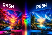Samsung-televisiot Micro RGB -tekniikalla – R95H vs. R85H