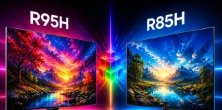 Samsung-televisiot Micro RGB -tekniikalla – R95H vs. R85H