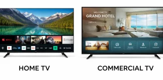 Kaupalliset ja kotikäyttöön tarkoitetut televisiot, mikä on niiden ero?