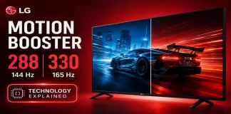 Motion Booster 288- ja 330 -teknologia LG-televisioissa