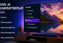 Movie- ja Cinema-tilat televisiossa