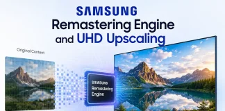 Samsung Remastering Engine ja UHD Upscaling Samsung-televisioissa