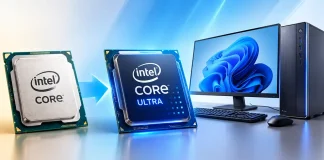 Intelin pöytätietokoneiden prosessorisukupolvet 1. sukupolven Core-prosessoreista Core Ultraan