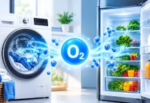 Mitä Active Oxygen on pesukoneissa ja jääkaapeissa?