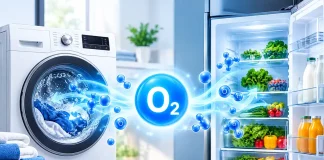 Mitä Active Oxygen on pesukoneissa ja jääkaapeissa?