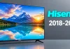 Hisense-televisiomallistot vuosittain 2018–2026
