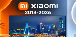 Xiaomi-televisiosarjat vuosittain 2013–2026